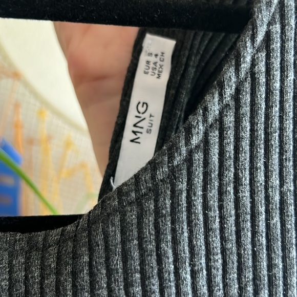 Mango Fitted Midi Knit Dress - Picture 4 of 4